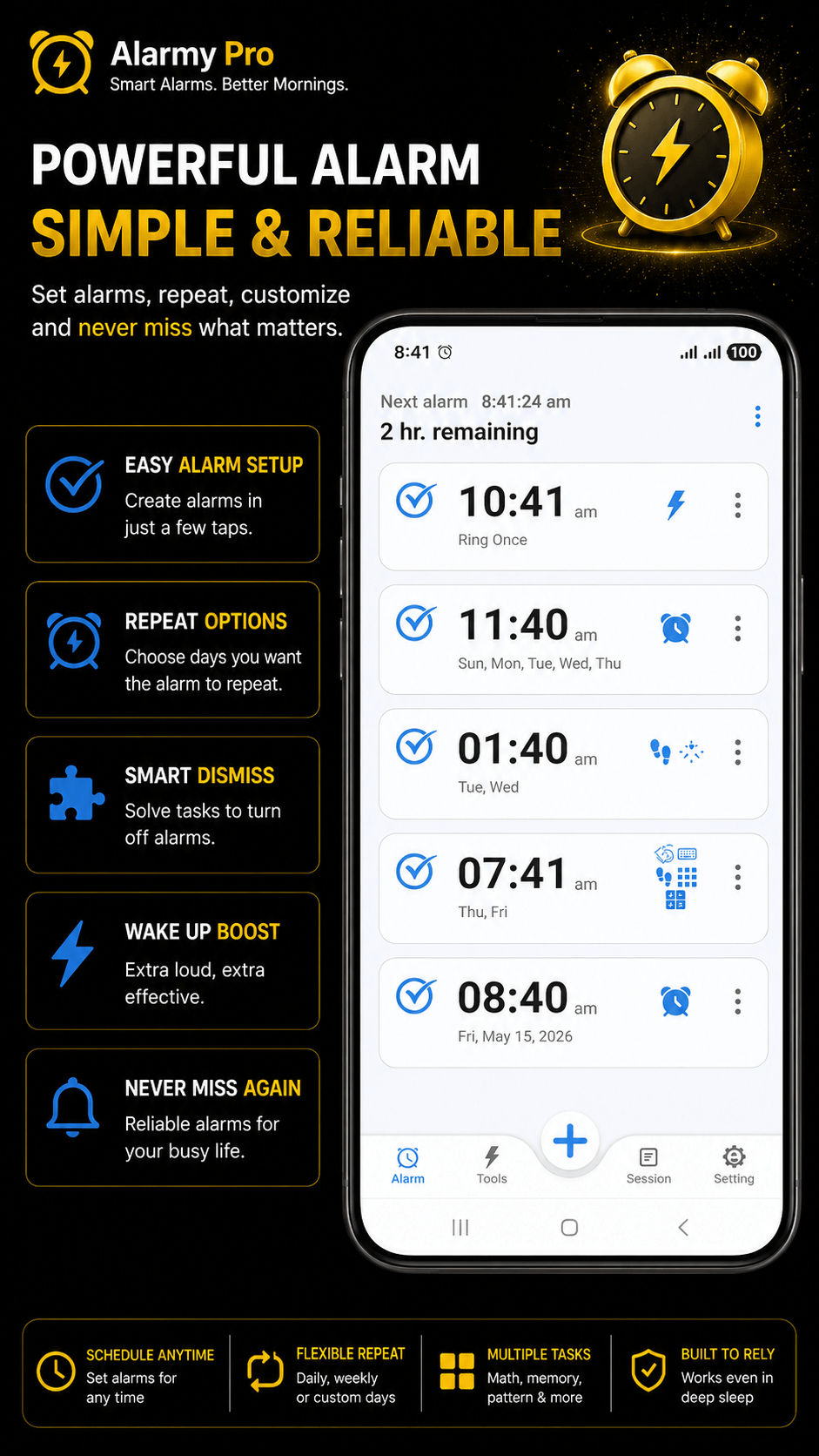 Alarmy Pro light screenshot