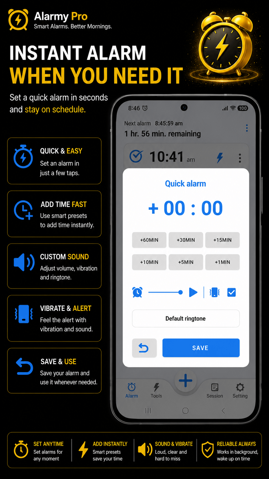 Alarmy Pro light screenshot 6